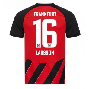 Eintracht Frankfurt Hugo Larsson #16 Hemmatröja 2023-24 Kortärmad